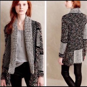 Anthropologie La Fee Verte Shawl Confetti Cardigan